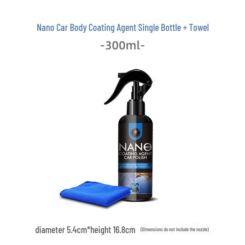 Nano Car Body Crystal Coating: Dustproof, Polishing, Brightening, Water Repellent, Anti-Fouling, Sealing Glaze Spray