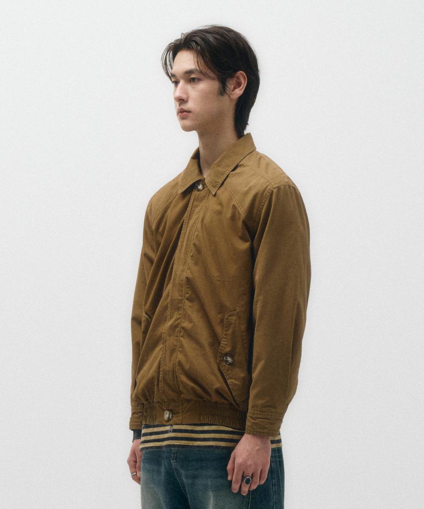 Ecorr Cotton Harrington Blouson Jacket_Beige