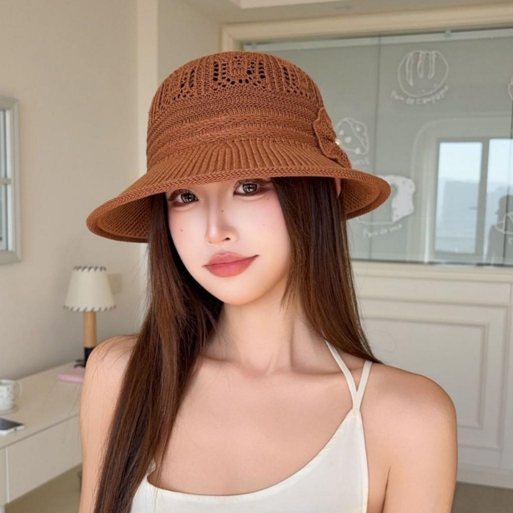 Summer Sun Hat For Women With Breathable Polyester And Hollow Pattern Perfect For Outdoor Travel