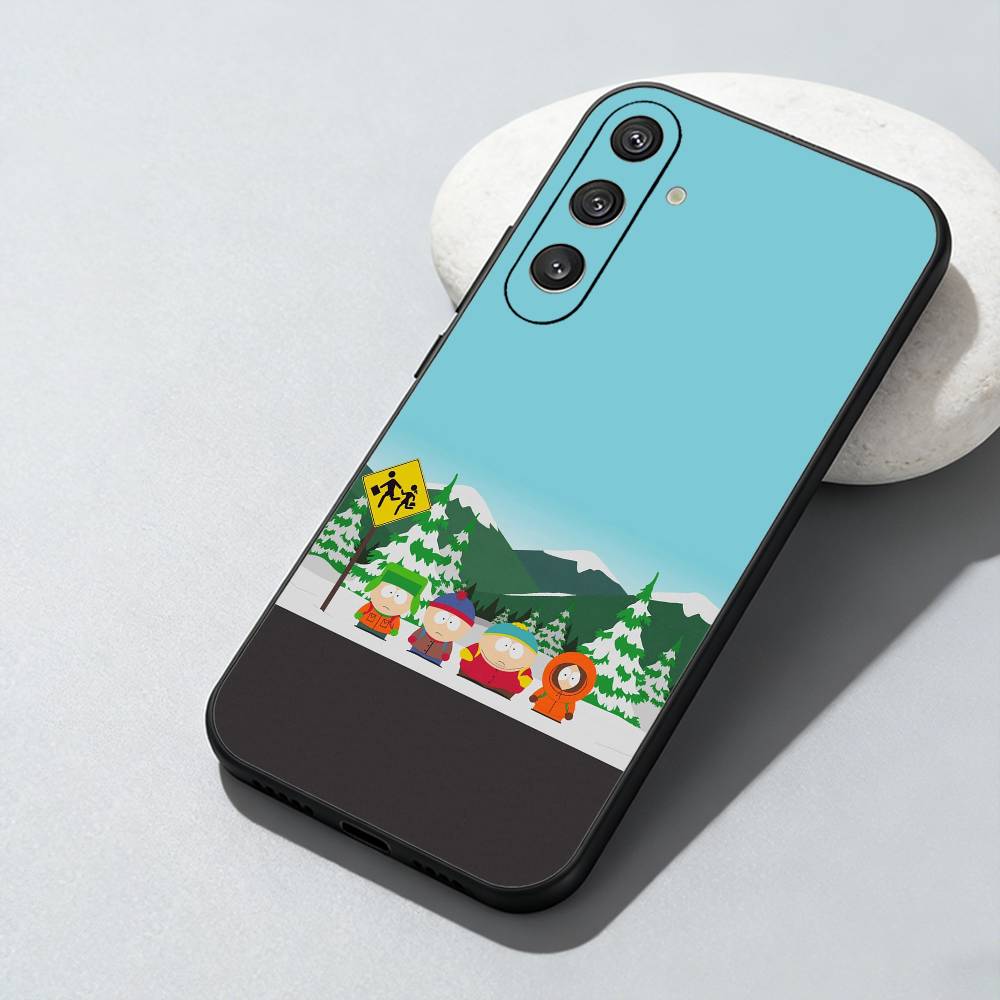 Funny S-South-Park Cute Phone Case For Samsung Galaxy A73,A72,A71,A70,A52,A51 Others Soft Black Cover