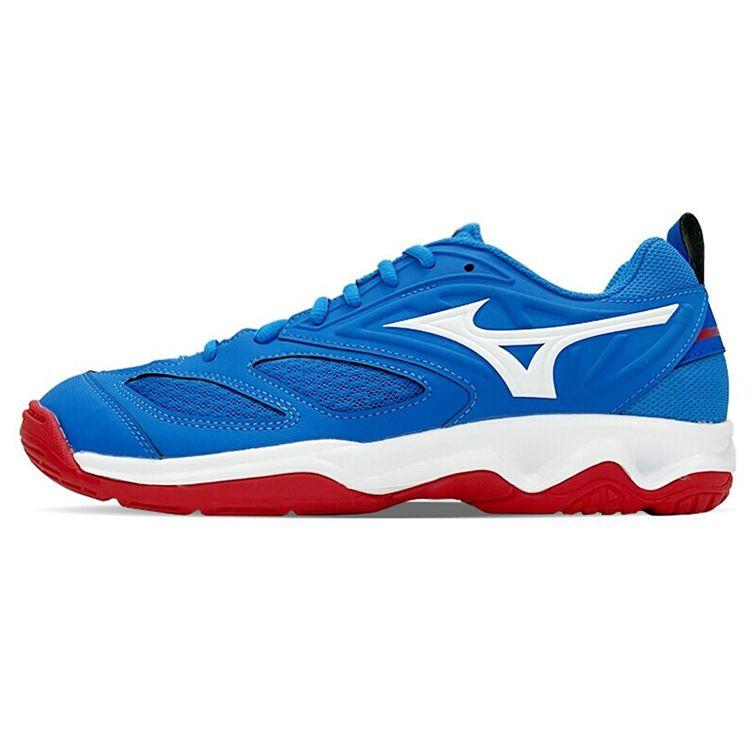 Mizuno Dynablitz Унисекс Низкие Сине-Красные Бадминтонные Кроссовки V1GA212224 40.5