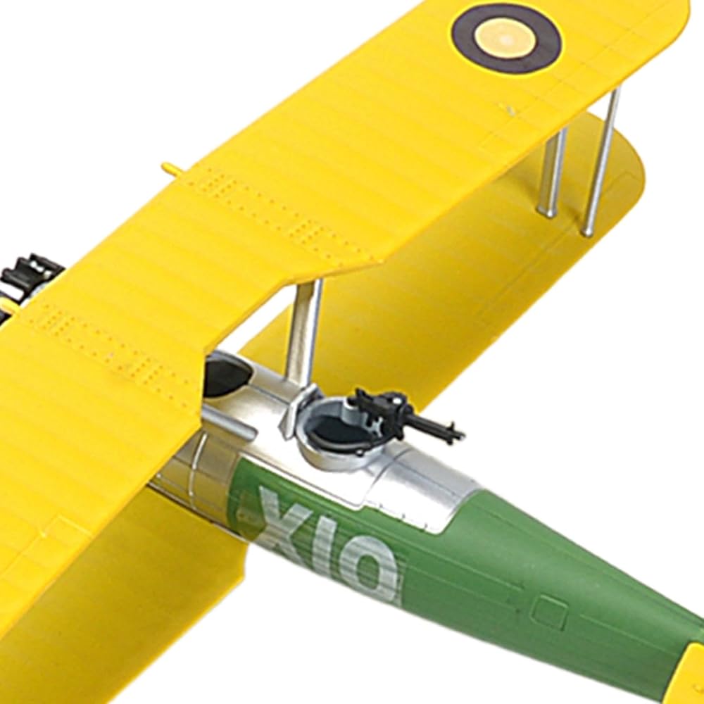Colaxi 1/48 Aircraft Model Kit Yellow DIY Airplane Decoration Toy for Boys Table Display