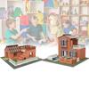 Simulation Mason Miniature Cottage Building Villa Model Assembled Children Toys