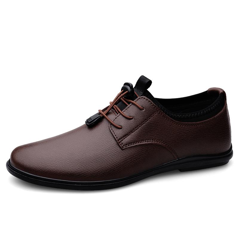 

Модные высококачественные мужские повседневные кожаные туфли. Туфли на шнуровке. Кожаные повседневные туфли для улицы. Удобная модная обувь. 47 коричневый