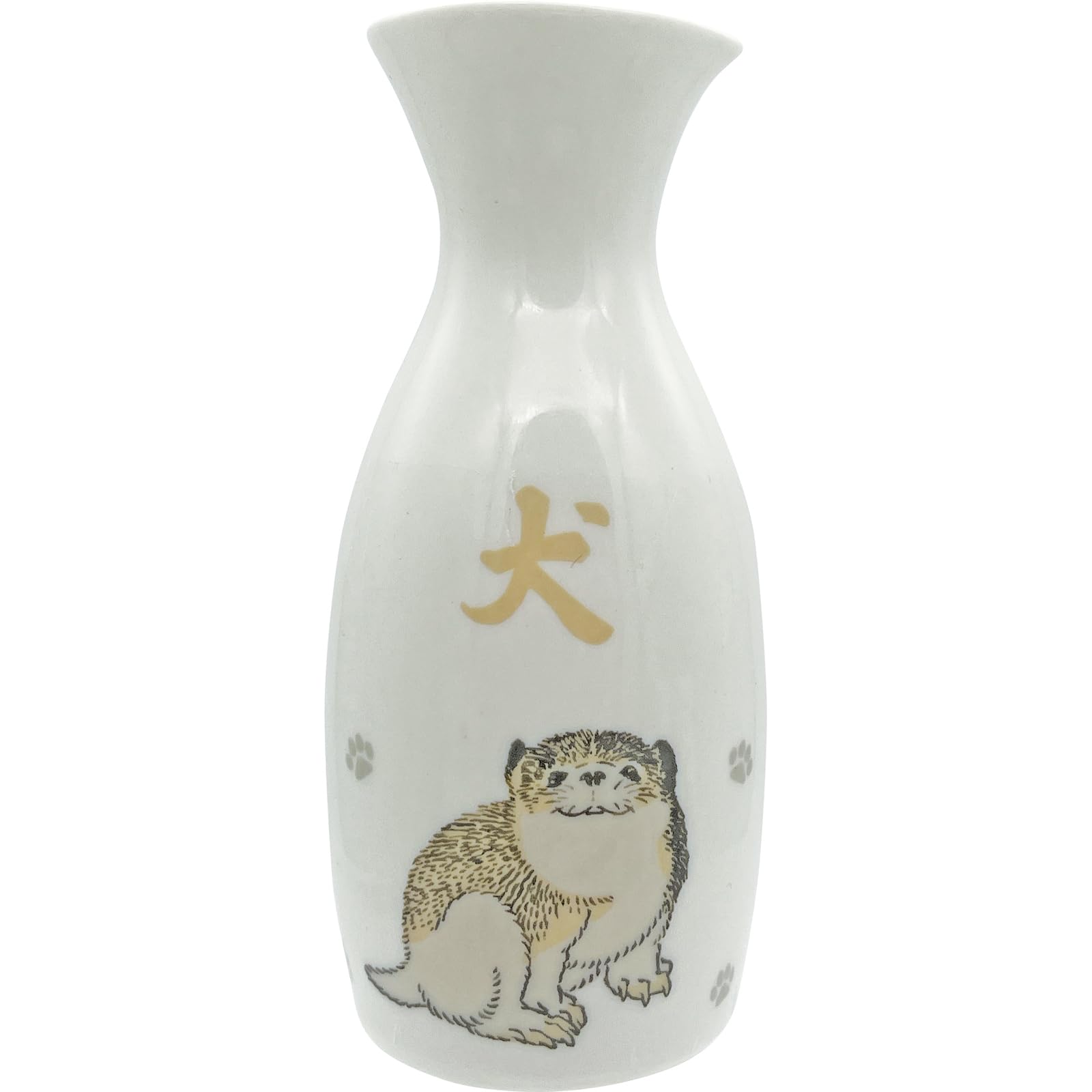 

Sun Art Cute Sake Bottle with Dog Katsushika Hokusai Japanese Made in 5 x 13 160 ml Hokusai Animals Design, Merchandise, Tableware, Japan, White, белый