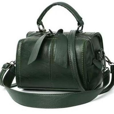 Kissenförmige Umhängetasche aus weichem Leder im koreanischen Stil - Vielseitige Retro-Influencer-Pendlerhandtasche für Damen