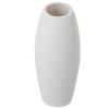 Ceramic Vase Simple Shape White Modern Minimalist Nordic Style Chamfer Decoration Flower Arrangement Home Decor