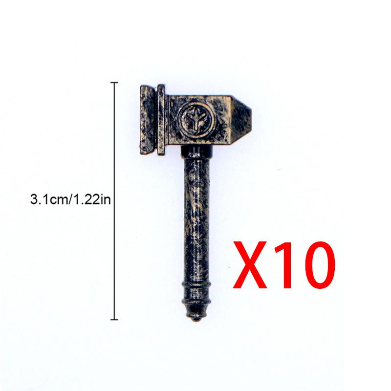 MOC Medieval Weapon Accessories for Building Blocks - Sword Shield Bow Axe Hammer Spear Gun Set