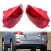 Auto Heckstoßfänger Reflektorleuchten für Hyundai Santa Fe (CM) 2007-2009 Gehäuse der hinteren Nebelschlussleuchte Warnleuchte Ersatz Links Rechts Paar