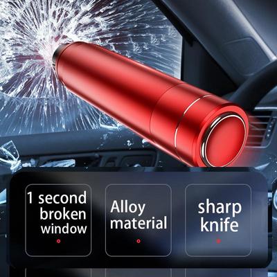 1 ST Autoruit Breaker Noodhamer Autoveiligheid Hamer Gordelsnijder Nemen Escape Hammer