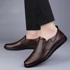 Genuine Leather Men Shoes Casual Slip On Formal Loafers Men Moccasins Italian Black Male Driving Shoes
