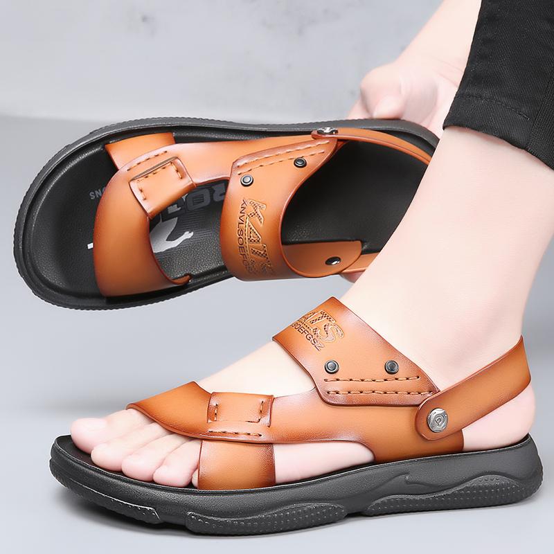 Men's Summer New Dual-purpose Popular Beach Flower Sandals Slippers Man Fashion Comfortable Outdoor Casual Classic Men Shoes