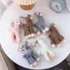 Backpack Accessory Key Trinket Sheep Key Ring Alpaca Keychain Stuffed Toy Keychain Animal Keyring