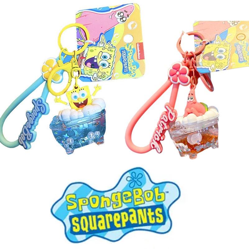 Authentic Spongebob Squarepants Bathing Keychain Bag Pendant Wholesale