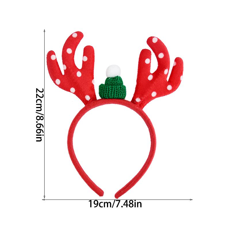 Fascia per capelli natalizia per bambini, adulti, Babbo Natale, alce, albero di Natale, accessori per capelli, accessori per foto, decorazioni natalizie, regali di Capodanno 2025