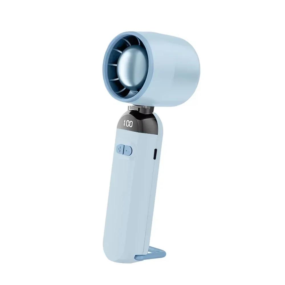 Portable Fan Handheld Fans 3 IN 1 Hand Fan with Air Turbo Tech Cooling Fan for Women Men Camping Travel Summer Outdoor