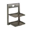 Kitchen Storage Rack Wall Mounted with Suction Cup Organizer Foldable Serving Platter Countertop Shelf for Bowls Plates