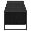 TV Stand Black Oak Effect 170.5 x 36 x 30.5 cm