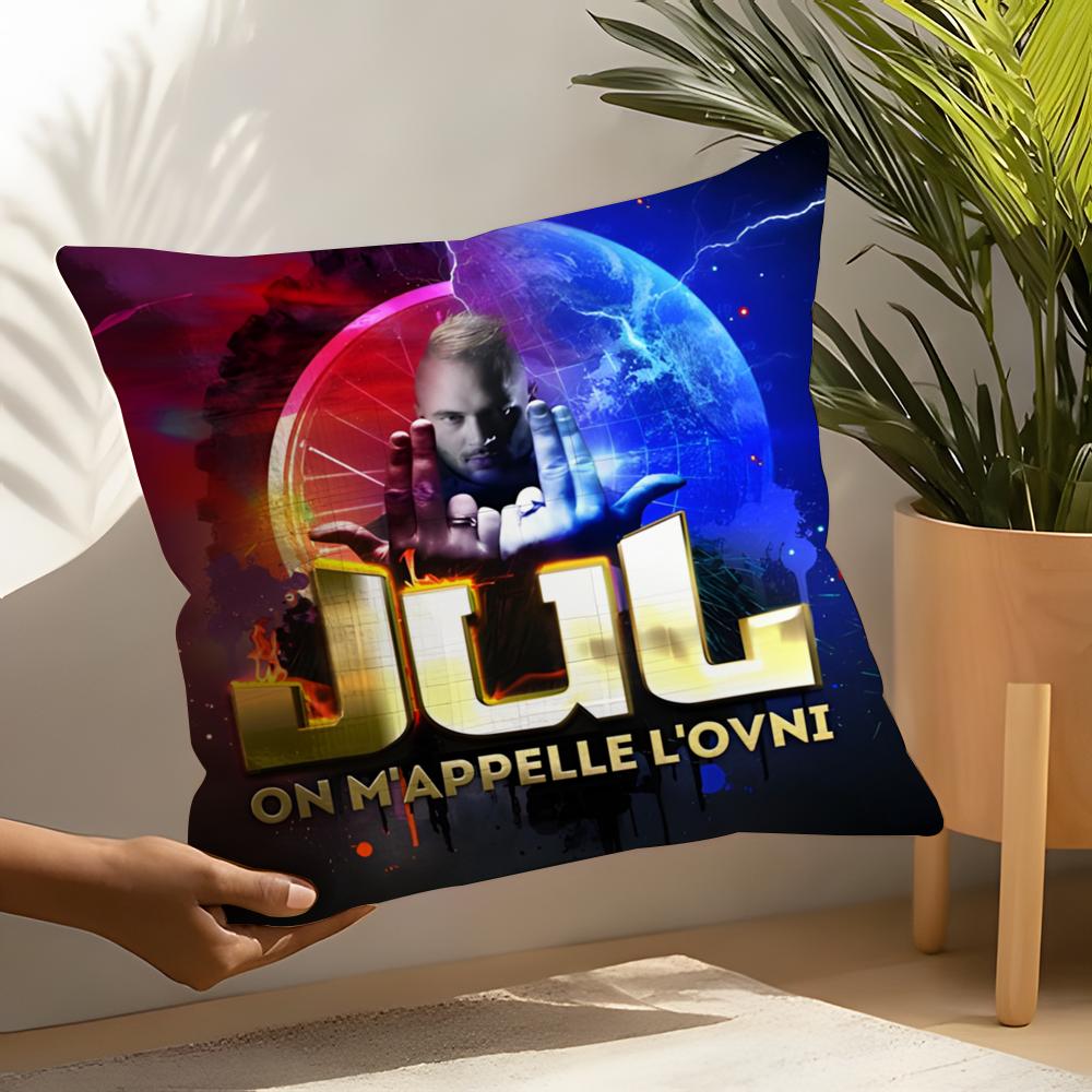 Singer Music JJUL JJulien Mari Pillow Case Linen Cushion Covers For Decorative Sofa Home Pillows Case Car Chair Pillows Cases