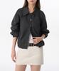 Musinsa Standard Woman Women'S Cotton Blouson Jacket [Dark Grey]