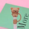 Cup Accessories Silicone Straw Plug Reusable Straw Tips Cover Drinking Dust Cap  Water Glass