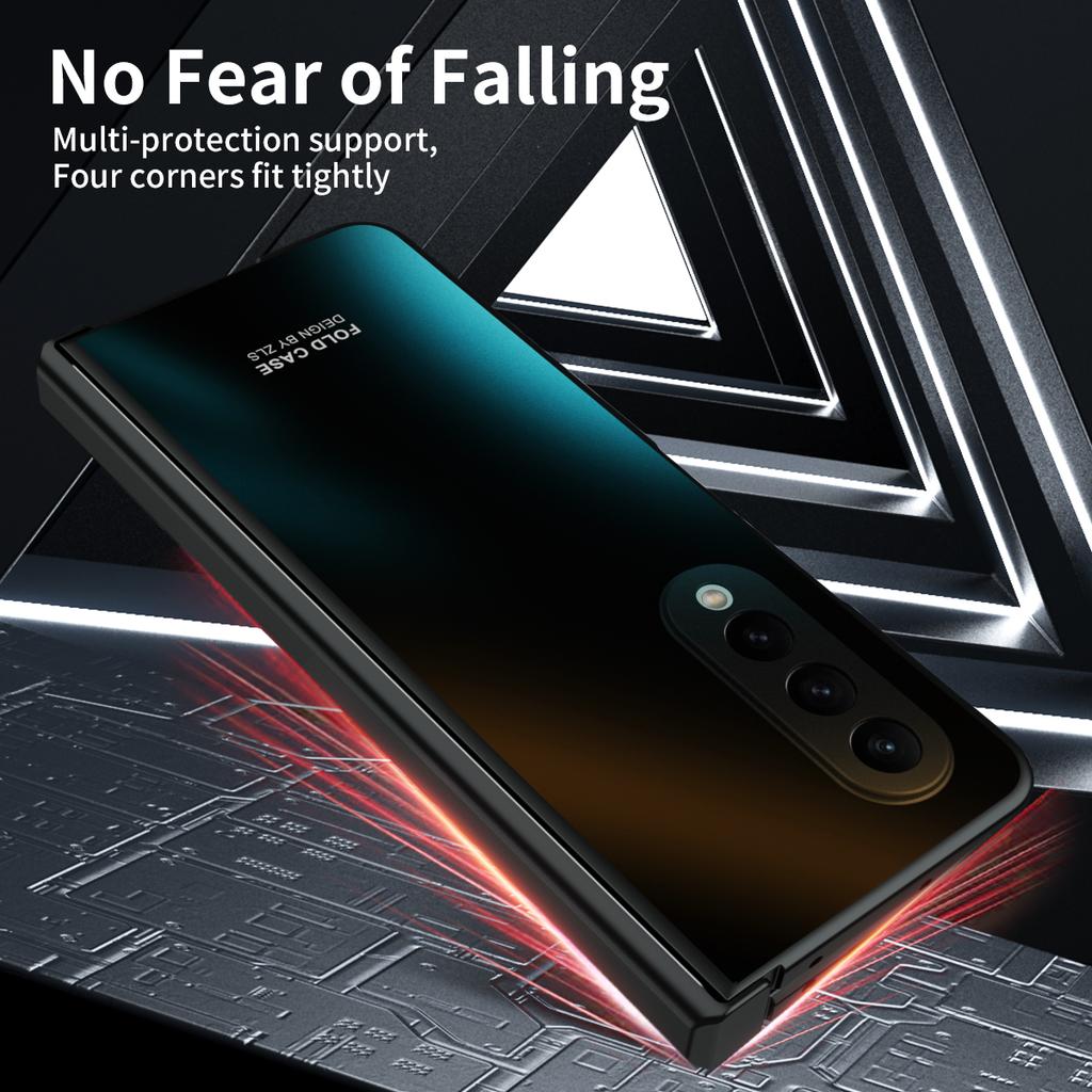 For samsung z fold3 Anti-Knock Plating Bag Folding Veske for Samsung Galaxy Z Fold 3 Fold3 telefontilbehør deksel