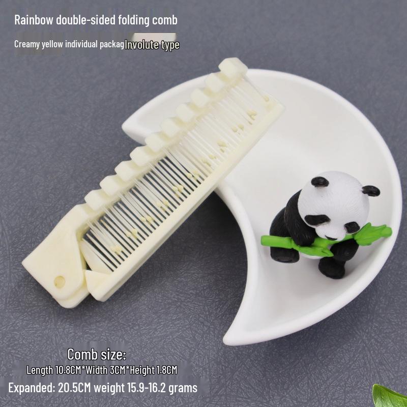 

Портативная дорожная расческа: Складная пластиковая массажная расческа для деловых поездок, гостевых комнат, отелей, B&B и авиалиний. 1 Piece Pack