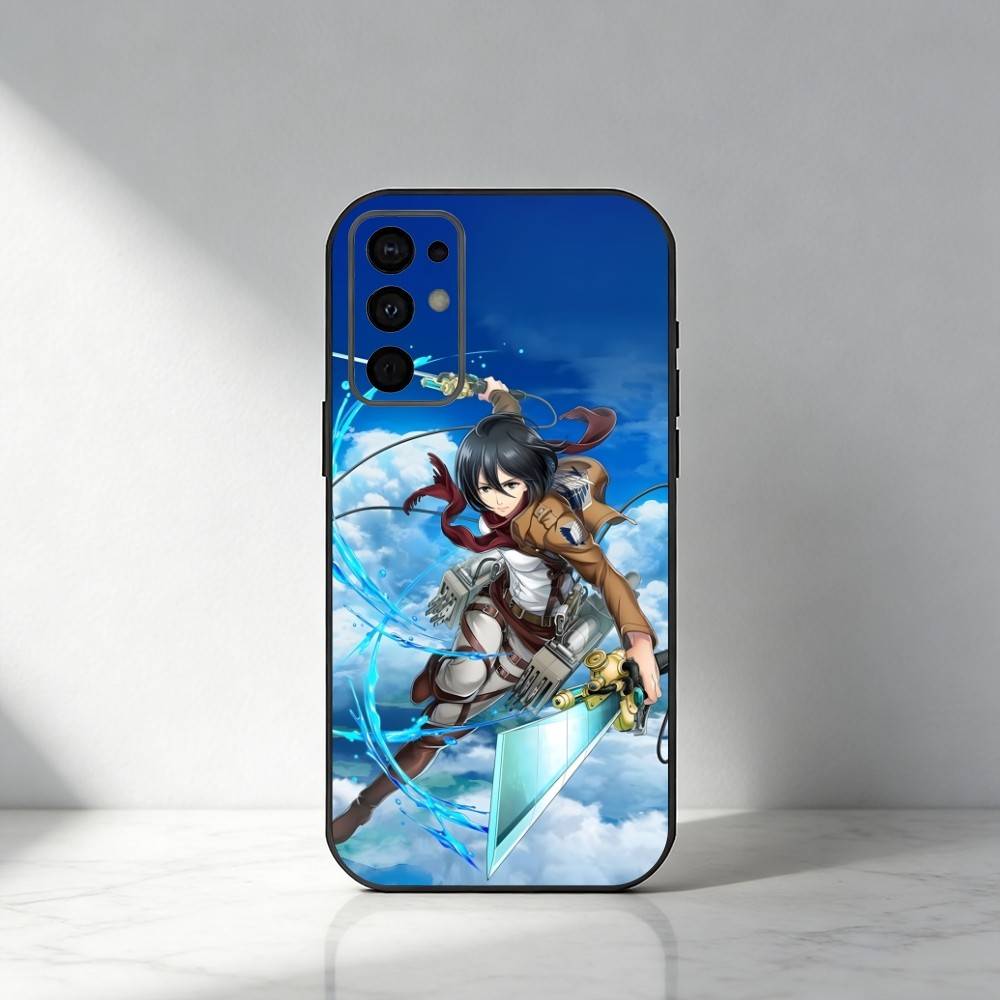 AOT Anime HD Printed Phone Case For Samsung S25,S24,S21,S22,S23,S20,Ultra,S26,Plus,Fe,Note,5G Black Cover