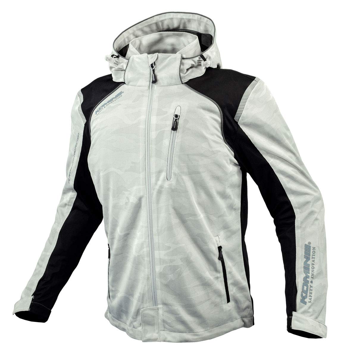 

Motorcycle Jacket Protective Full Mesh Parka 1212 For CE Standard Level 2 Mesh Material Protector SilverCamo M [KOMINE] JK-135 Spring/Summer 07-135