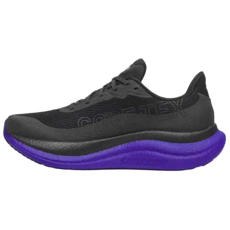 SAUCONY Triumph 23 Versatile Comfortable Cushioning Breathable Low-Top Running Shoes Men Sneaker Black Purple S21025-01