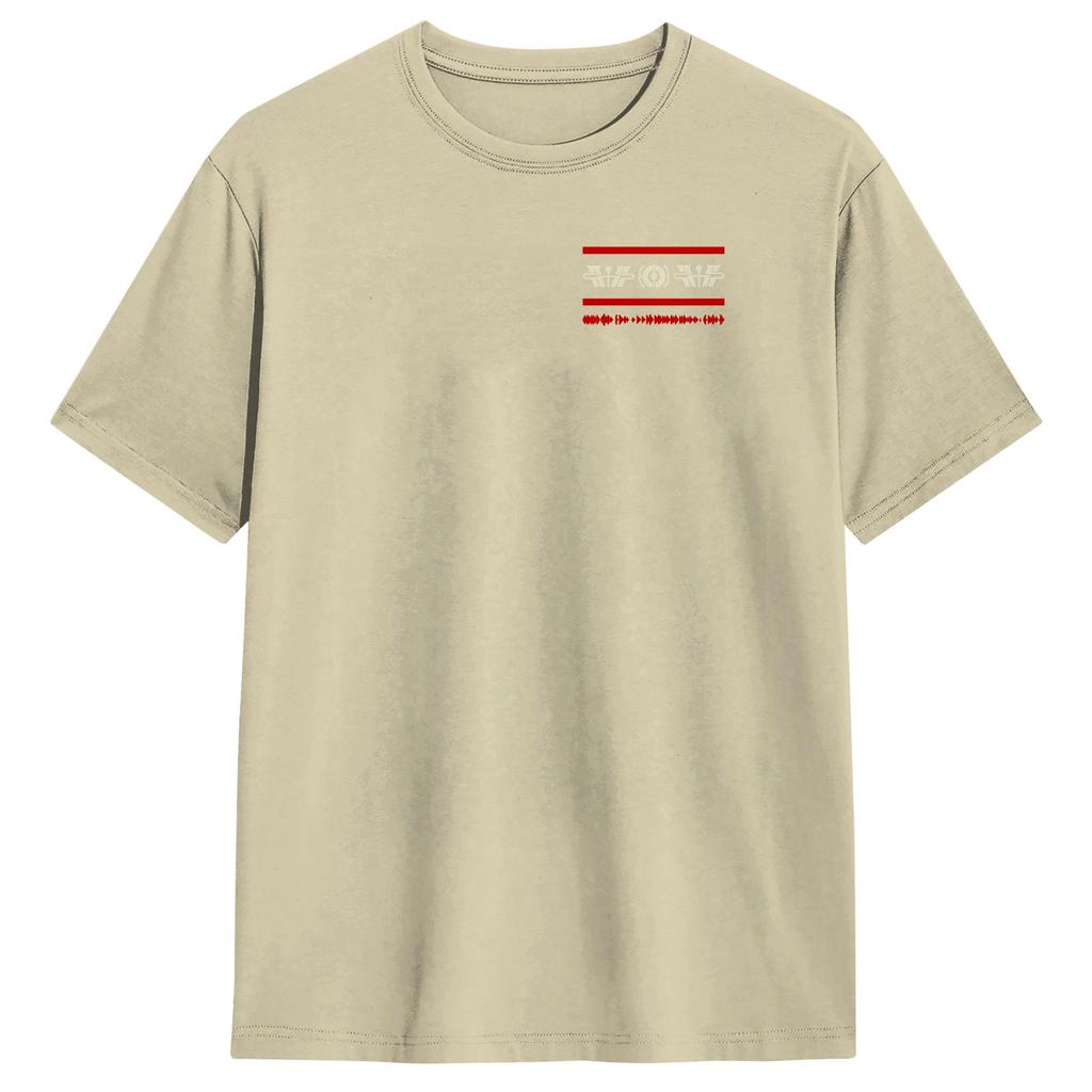 Vintage The Wow Signal Album 2026 T-Shirts für Herren Rundhals Reines Baumwoll-T-Shirt Kurzarm-T-Shirt Klassische Kleidung