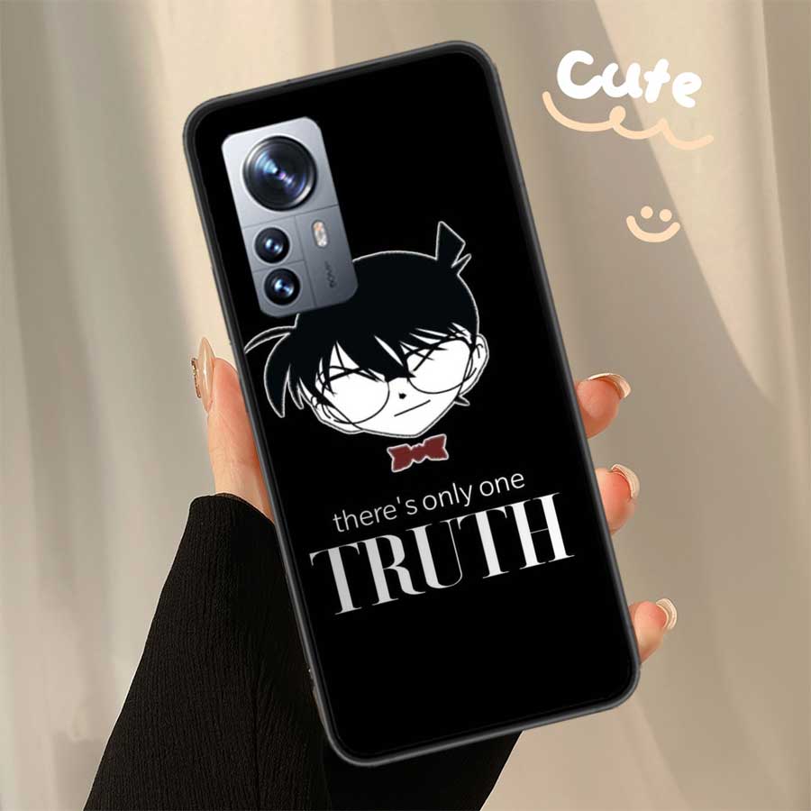 Detective Conan Phone Case For Xiaomi Mi 13 12 11T 10T 12T Pro 12X 11i 11 Ultra 10 Lite 5G 9 8 6X 5X A1 A2 Cover Capa Coque Fund