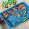Real Shot Colorful Mushroom Nail Puzzle Toy Mosaic Pegboard Flapper Small Gifts For Kindergarten Pupil Jigsaw Puzzle Game Storage Basket
