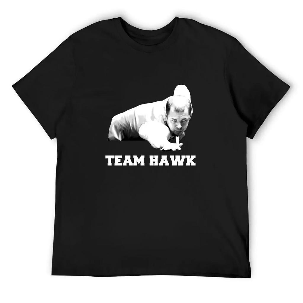 Snooker - Team Hawk (Barry Hawkins Fans) T-Shirt Anime Tshirt Oversize T-shirts Man Mens T Shirts Pack