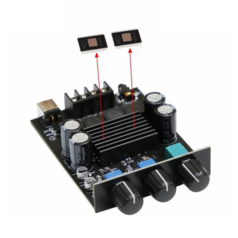 TPA3116 Sound Amplifier Board Stereo Home Power Amplifier For Passive Speaker 100Wx2 Class D Speaker Sound Amplifier