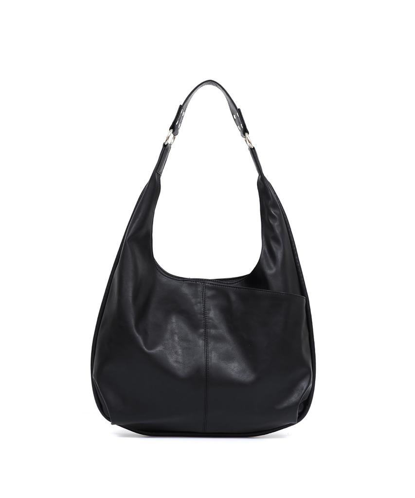 Yeomim Medium Slash Hobo Bag (Black)
