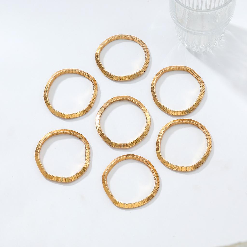 Ladies' Summer Beach Style Fashionable Multi Layer Splicing Elastic Bracelet