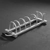 Barbell and Plate Storage Rack Heavy-Duty Movable Weight Stand Stable Base
