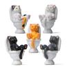 Toilet Simple Beautiful Practical Durable Decorations Ornaments Cute Fashion Portable Home Furnishing Interesting The Cat