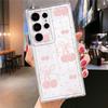 Case for Samsung Galaxy S26 S20 Plus S24 S23 Ultra S21 Note 20 Ultra 10 S22 FE S25 Edge Phone Cover Cartoon Bow