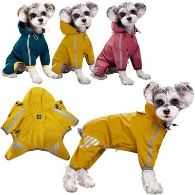 Nepremokavé oblečenie pre domáce zvieratá Pláštenka pre šteňatá pre malé stredné psy Mačky Mikiny s kapucňou Reflexné kombinézy Shih Tzu Čivava Mops pláštenky