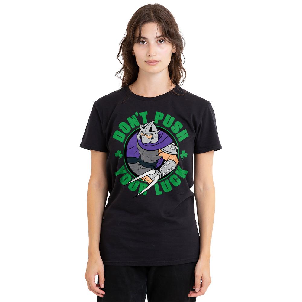 Teenage Mutant Ninja Turtles Unisex Adult Luck Shredder St Patricks Day T-Shirt