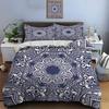 Intricate Mandala Style Decorative Pattern Bedding Set For Kids Luxury Gift 3Pcs Digital Print Comforter Set Soft Comfortable