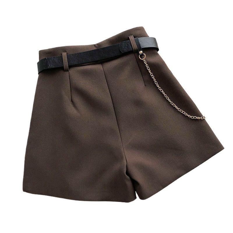 Women's Summer 2026 Korean Style High-Waisted A-Line Bootcut Shorts