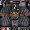 Floor Mats For BMW I3 I01 2013-2018 iX3 G08 I4 I3 Ix Full Coverage Floor Mats Luxury Floor Liners Auto Accessories
