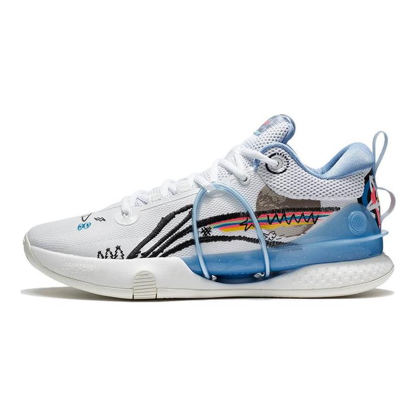 Li Ning Speed 8 Premium Basketball Shoes Men's Low Top Standard White ABAS005-4