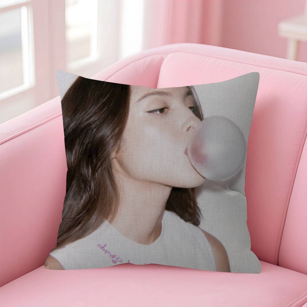 Singer Drop Dead Music  Pillow Covers Cartoon Sofa Decorative Home Doublesided Printing Short Plush Cute Cushion Cover