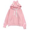 Fashion Women  Ears Top Hoodie Long Sleeve Blouse Loose Sweatshirt