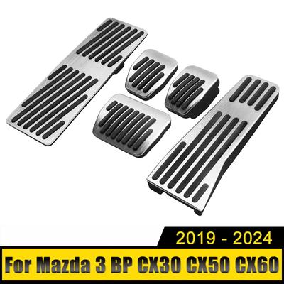 Για Mazda 3 BP CX30 CX50 CX60 MX30 MX-30 2019 2020 2021 2022 2023 2024 Κάλυμμα Πεντάλ Γκαζιού Φρένου Στήριγμα Ποδιού Αυτοκινήτου Αξεσουάρ