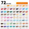 Paul Rubens Artist's Oil Pastels, 72-Color Floral Color Artist Soft Oil Pastel Set, Vibrant and Creamy, Pastel Art Supplies.